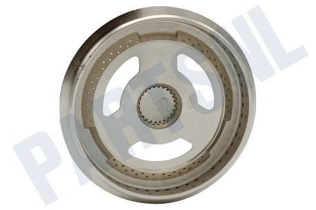 Smeg Fornuis Branderdeksel 12CM chroom wokbrander