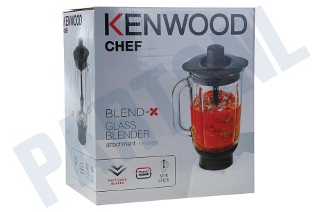 Kenwood Keukenmachine KAH358GL Blender 358GL Glazen blender
