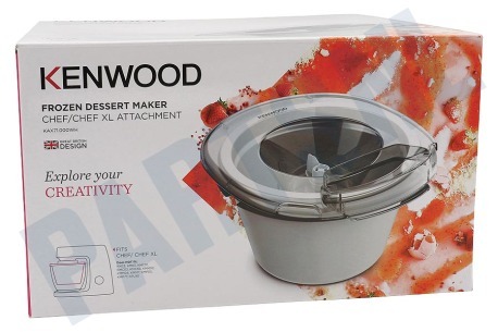 Kenwood KAX71.000WH IJsbereider, 1 Liter