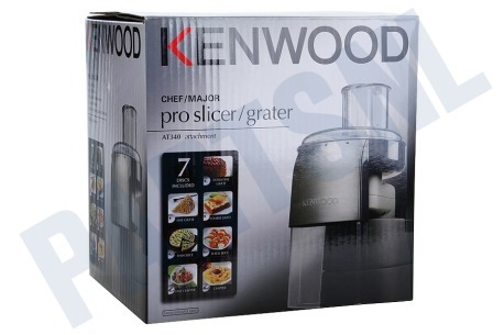 Kenwood Keukenmachine AT340 Rasp/Snijplaat Hoge snelheidsrasp