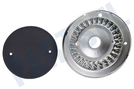 Dometic Kookplaat Branderkelk Brandertop 2 gaats, geemailleerd, D=75mm