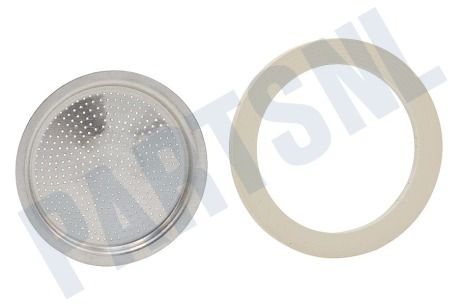 Bialetti 800033 Filter 3/4 Kops, 3 Afdichtingen