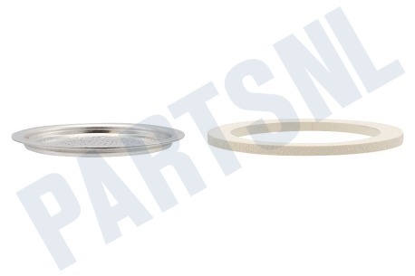 Bialetti 800033 Filter 3/4 Kops, 3 Afdichtingen