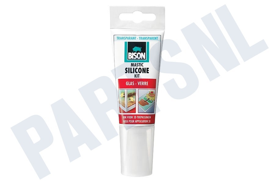 Bison Siliconenkit BISON -glas-transparant-