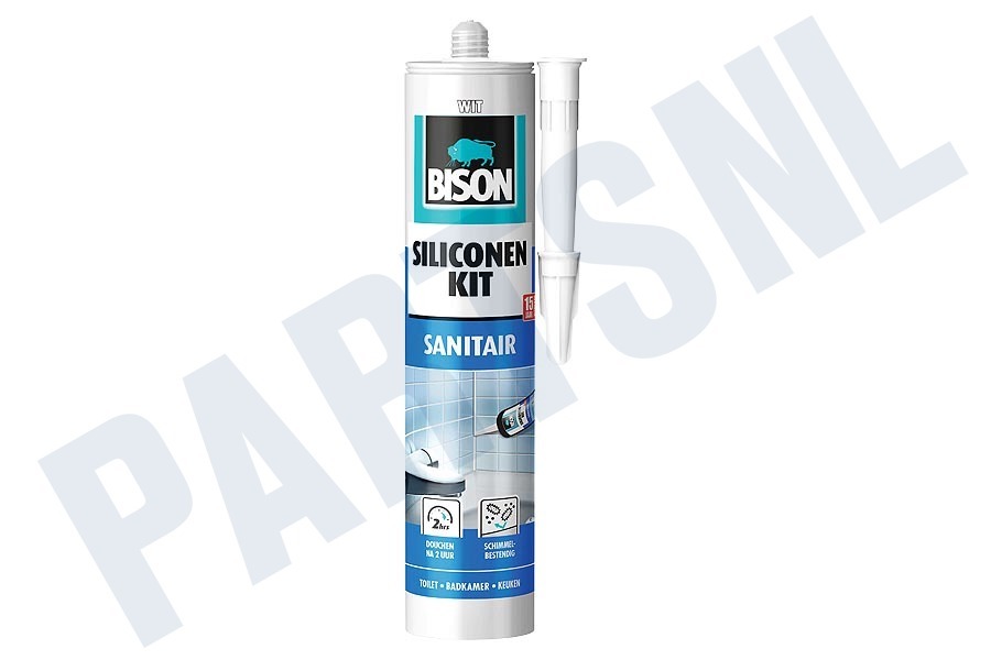Bison Siliconenkit BISON -sanitair wit-