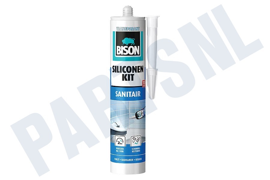 Bison Siliconenkit BISON -sanitair transparant-