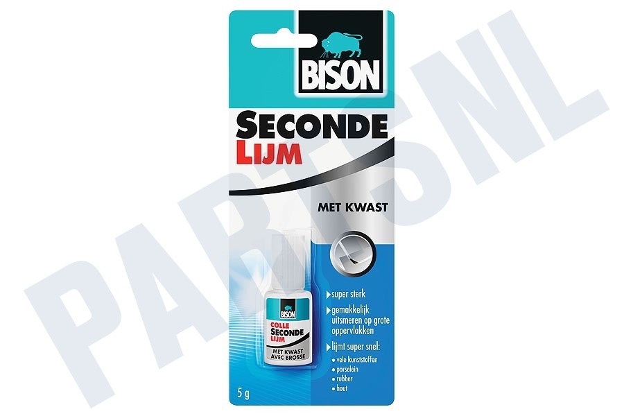 Bison Lijm Secondelijm (flacon + kwastje)