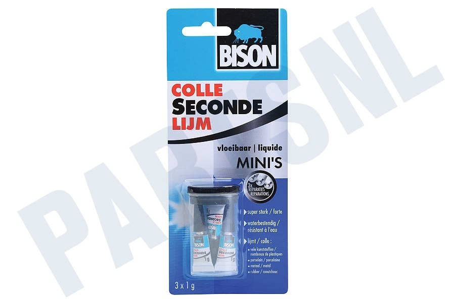 Bison 6301451 Secondelijm Mini's