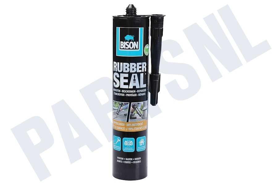 Bison 6313089 Rubber Seal reparatie pasta Koker 310 gram