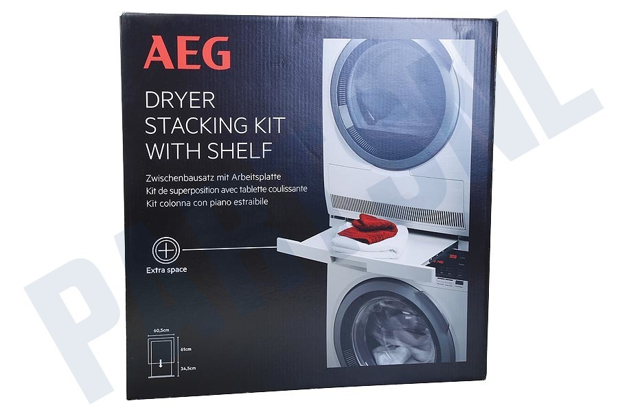AEG SKP11GW Stapelkit met uittrekbaar rek