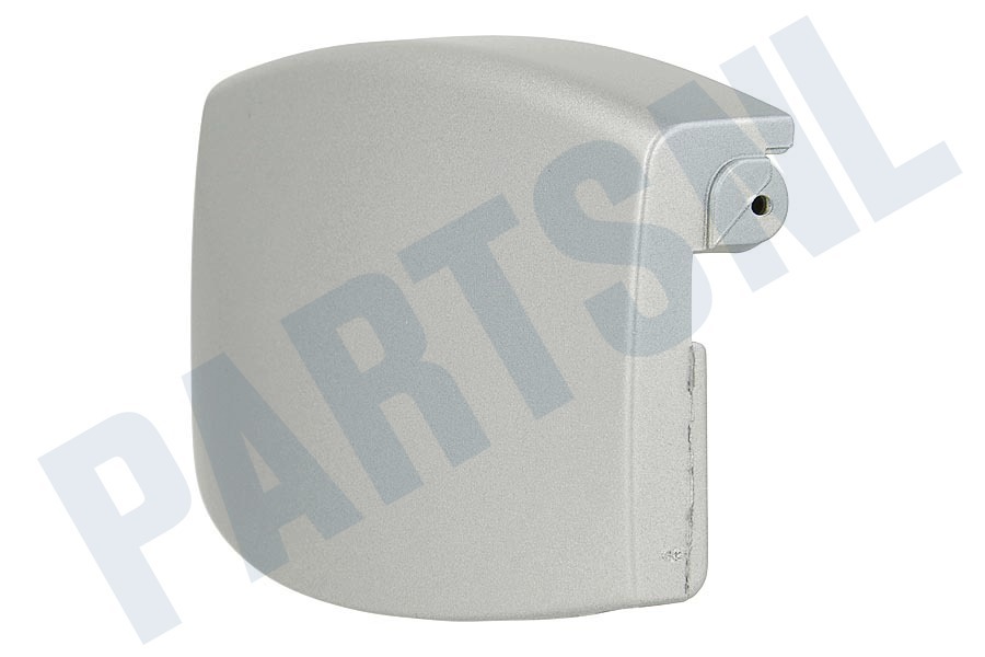 AEG Wasmachine Deurgreep Breed, 10cm, metallic grijze plastic greep
