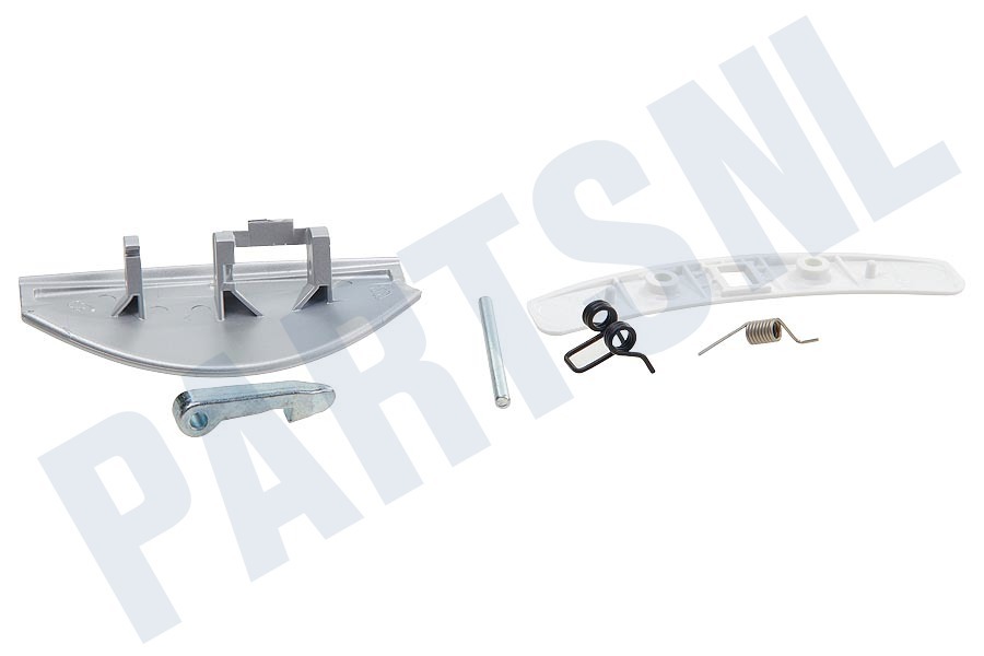AEG Wasmachine Deurgreep Set compleet, Zilver