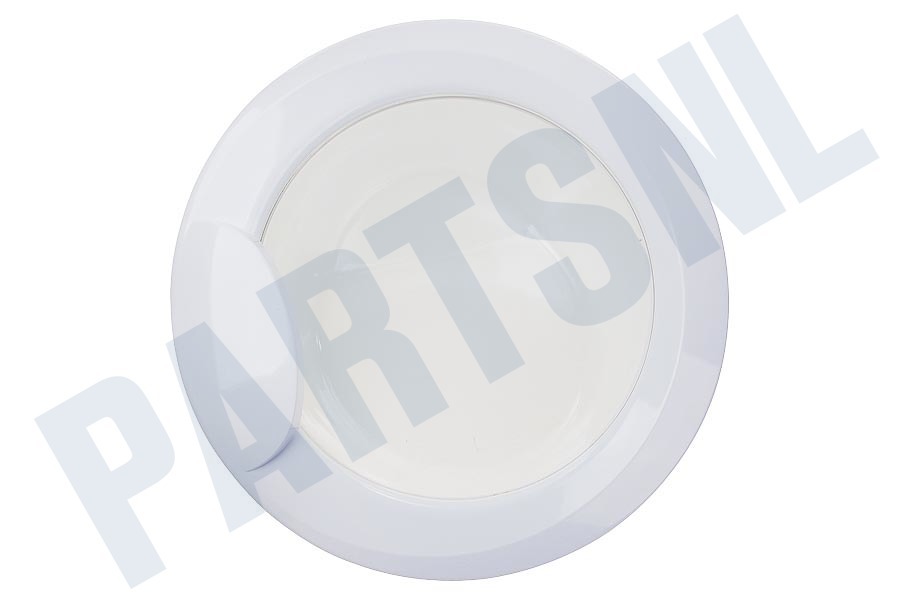 Ariston-Blue Air Wasmachine 115842, C00115842 Vuldeur Kompleet, wit schuin glas