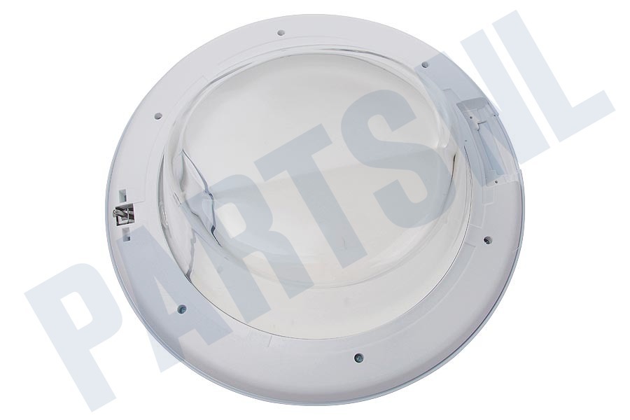 Ariston-Blue Air Wasmachine 306743, C00306743 Vuldeur Compleet wit, schuin glas