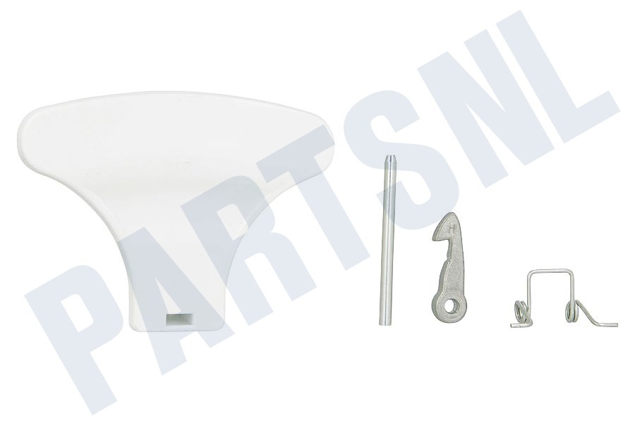 Ariston-Blue Air Wasmachine 96865, C00096865 Deurgreep-set Wit compleet met haak