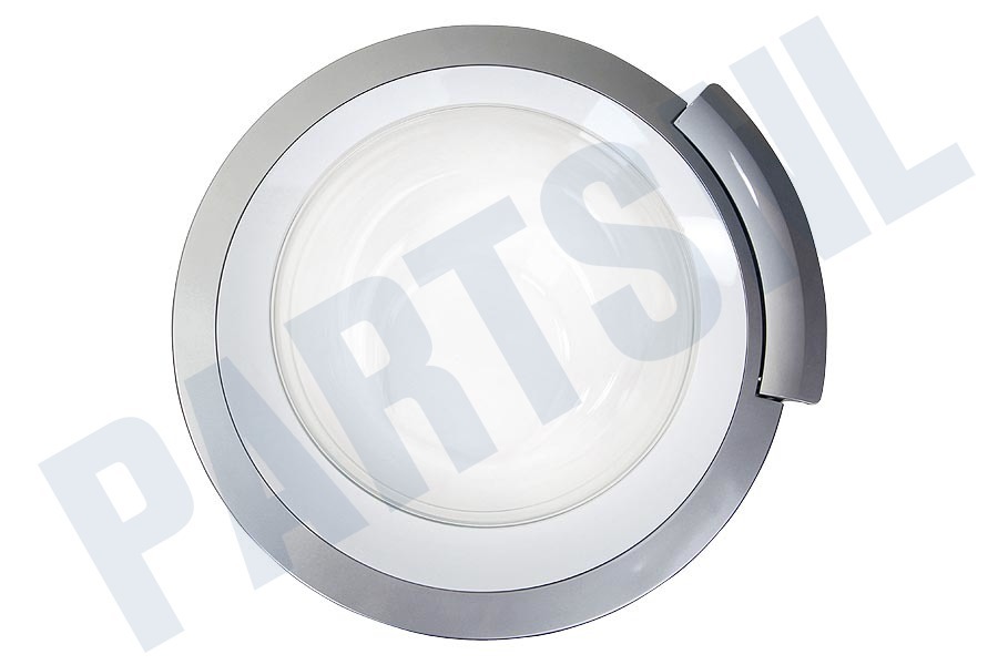 Bosch Wasmachine 704287, 00704287 Vuldeur Complete deur, Wit/Zilver