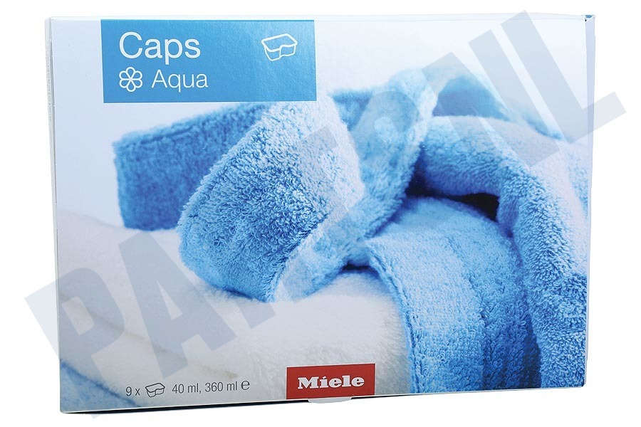 Miele WA CSOA 1001 L Wasverzachter Pakket met 9 caps wasverzachter Aqua Caps