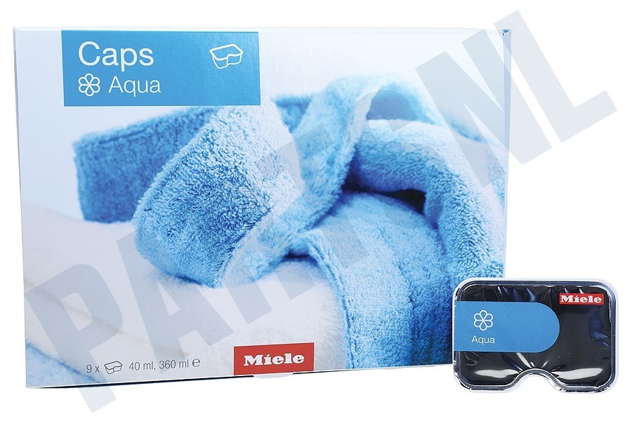 Miele WA CSOA 1001 L Wasverzachter Pakket met 9 caps wasverzachter Aqua Caps
