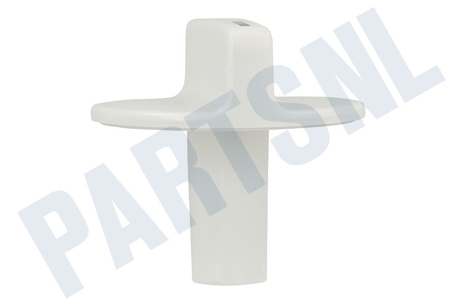 Zanker Wasmachine Knop wit -met korte as- (W)