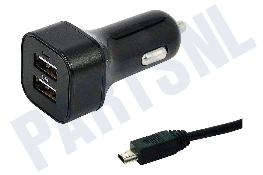 Terra Autolader Mini USB, Output 5V / 2,4A 100 CM