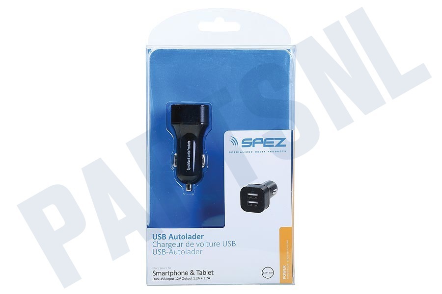 Coby kyros Duo USB Autolader 1.2A + 1.2A