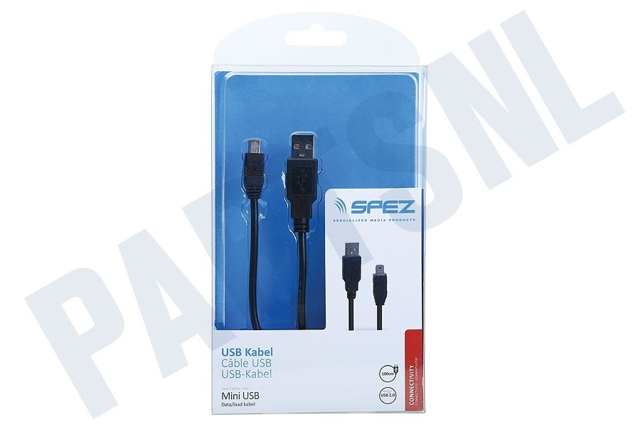 Medion Mini USB Kabel 100cm Zwart