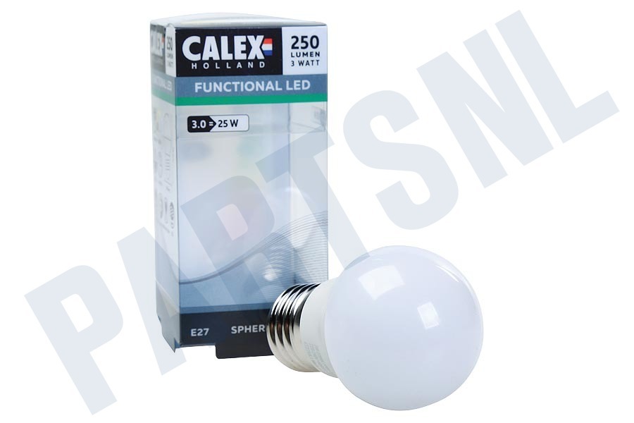 Calex 472746 Calex LED Kogellamp 240V 3Watt E27 P45, Flame 200 lumen