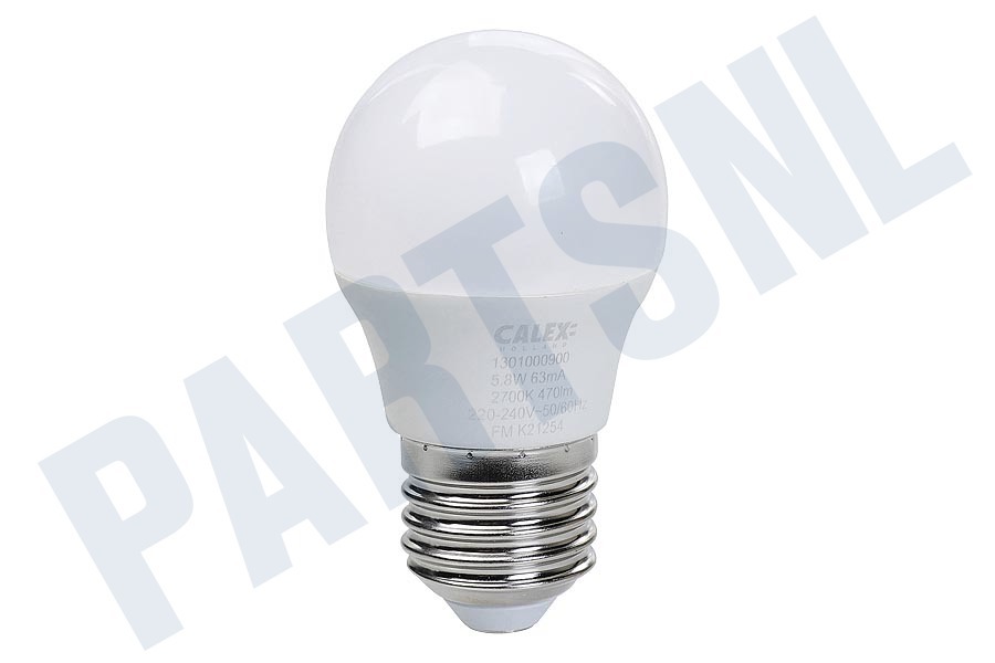 Calex 417426 Calex LED Kogellamp 240V 5W 470lm E27 P45, 2700K