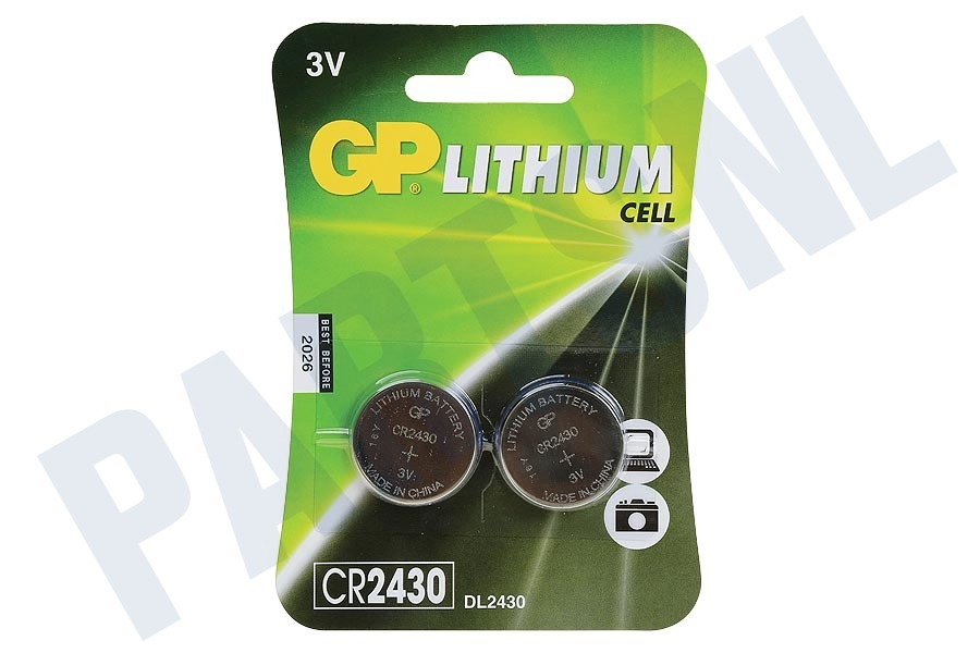 GP CR2430 GP Lithium Knoopcel 3V