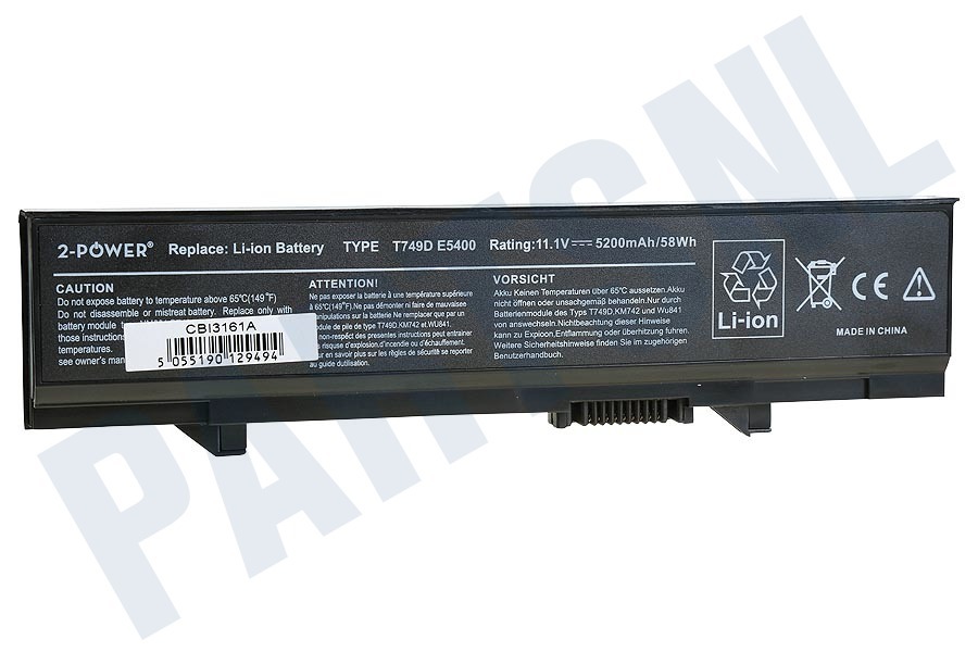 2-Power CBI3161A Laptop accu 11.1V 5200mAh 58Wh