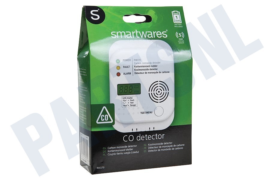 Smartwares RM370 Koolmonoxidemelder