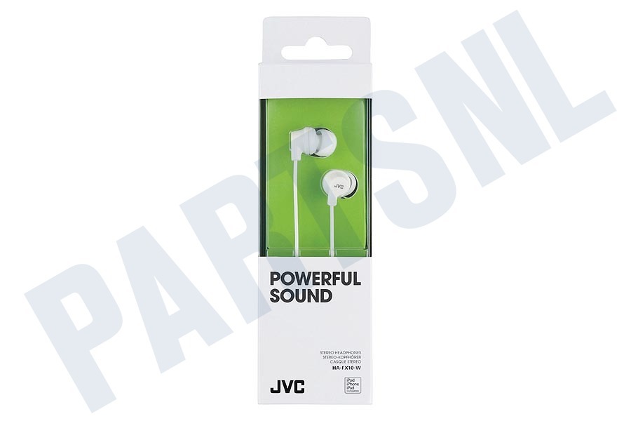 JVC HA-FX10-W-E In Ear Hoofdtelefoon Wit