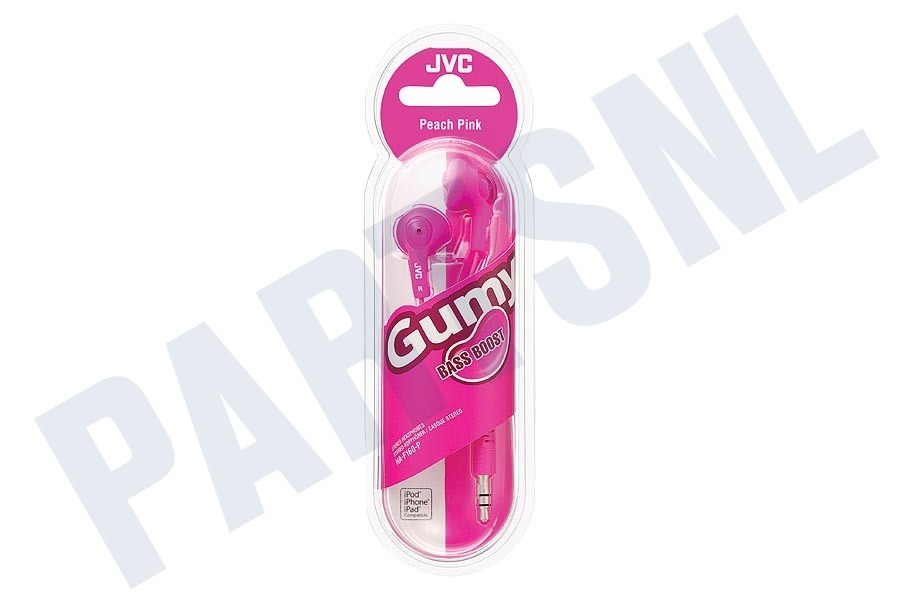 JVC HA-F160-P-E Gumy In Ear Hoofdtelefoon Roze