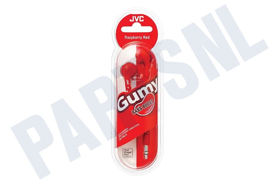 JVC HA-F160-R-E Gumy In Ear Hoofdtelefoon Rood