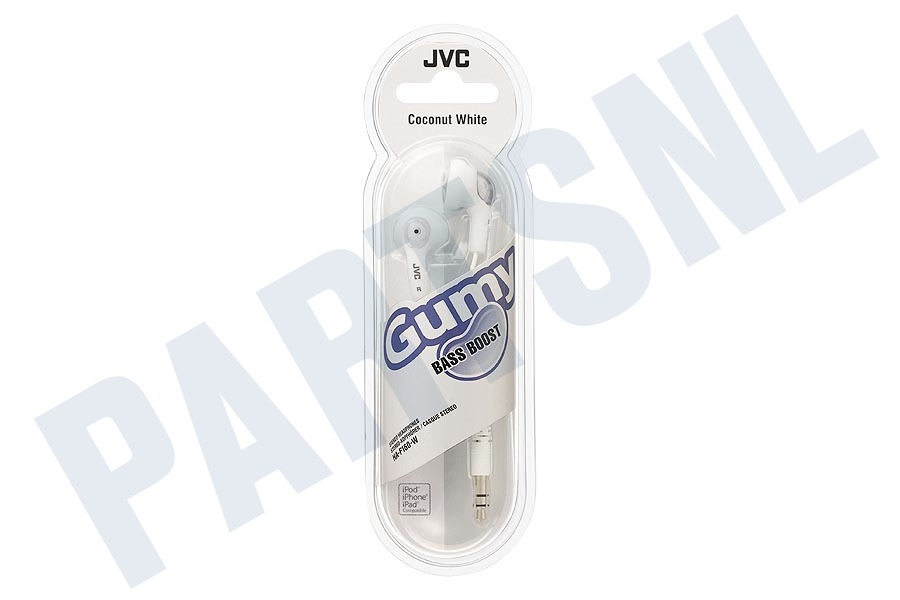 JVC HA-F160-W-E Gumy In Ear Hoofdtelefoon Wit