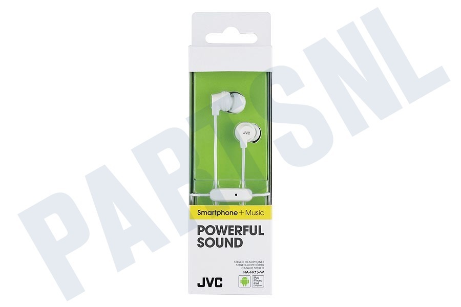 JVC HA-FR15-W-E In Ear Hoofdtelefoon met Microfoon Wit
