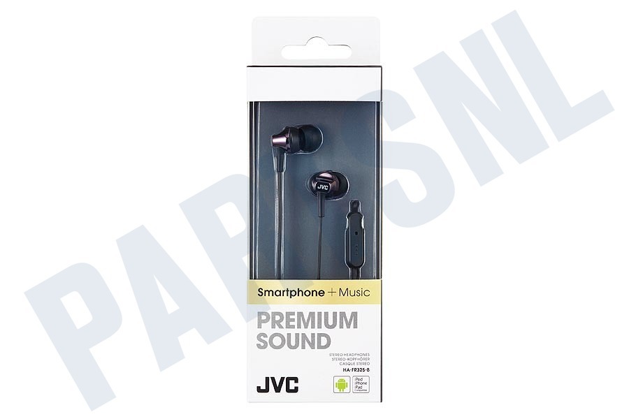 JVC HA-FR325-B-E In Ear Hoofdtelefoon met Microfoon Zwart