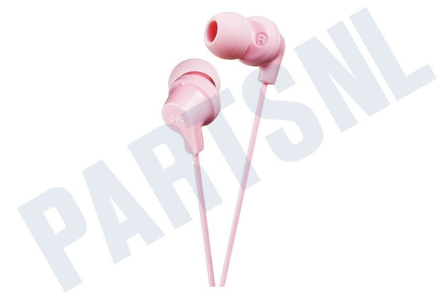 JVC HA-FX10-LP-E In Ear Stereo Headphones Powerful Sound Light Pink