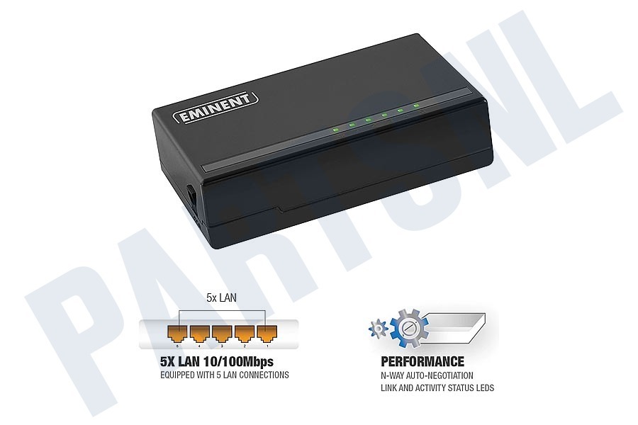 Eminent Switch netwerk 10/100Mbps