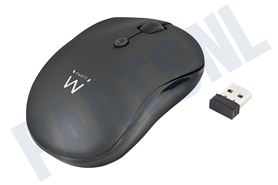 Ewent EW3232 Draadloze Muis 1600 DPI Zwart