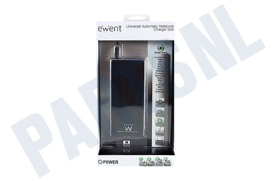 Ewent Adapter Laptopvoeding 90W