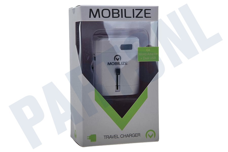 Mobilize 21895 Mobilize International Travel Adapter incl 2-Port USB
