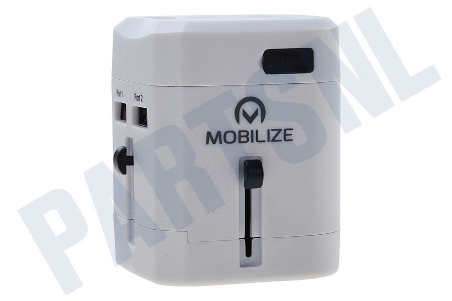 Mobilize 21895 Mobilize International Travel Adapter incl 2-Port USB