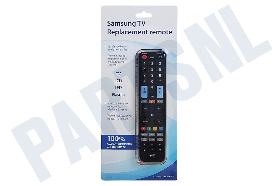 One For All URC 1910 Afstandsbediening Geschikt voor alle Samsung televisies