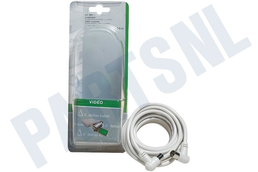 Deltac Kabel Coaxkabel 2x afgeschermd