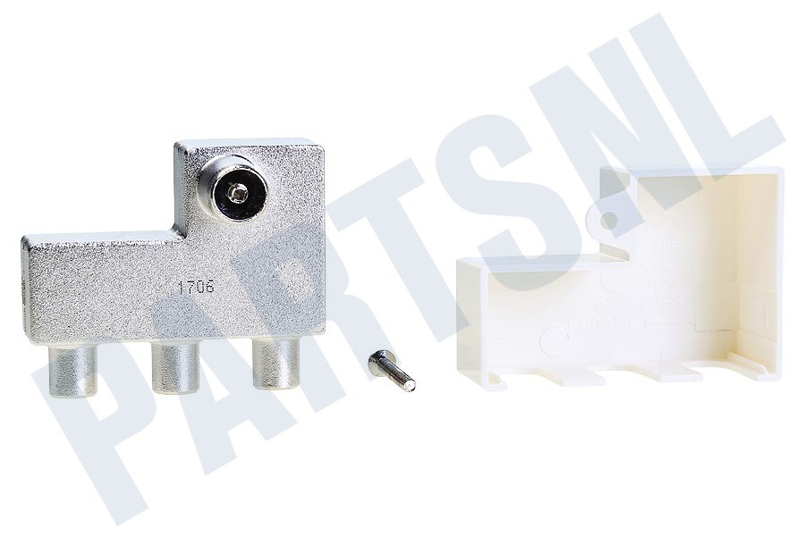 Braun Telecom POA 3 UPC Verdeel element Push on IEC 3-weg splitter