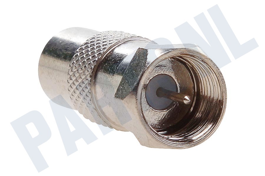 Easyfiks Antenne Verloop, Coax, IEC Male - F-Connector Male