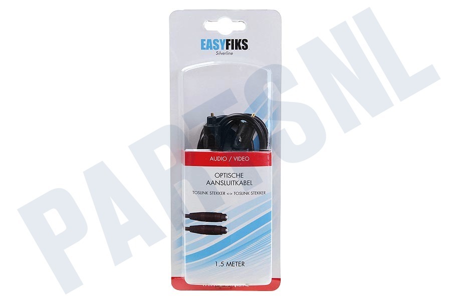 Easyfiks Optische Kabel Toslink Male - Toslink Male, 1.5 meter