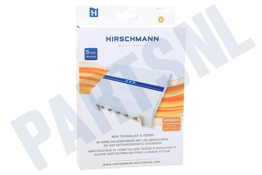 Hirschmann HMV 41 Versterker 4 voudig, NL-keur, excl. aansluitset 88905270, nummer 10