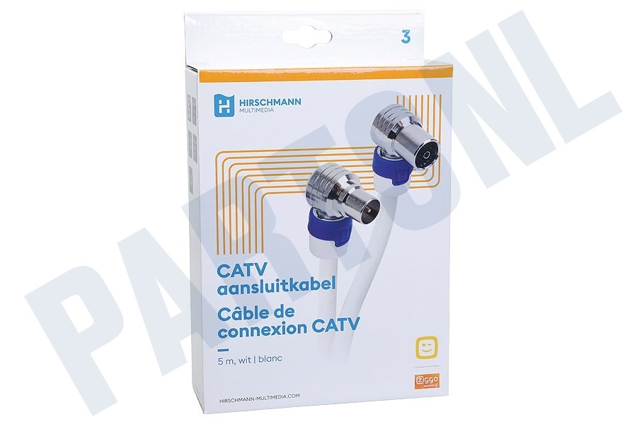 Hirschmann FEKAB 5/5m Aansluitkabel CATV R/TV aansluitkabel